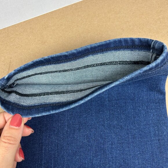 NYDJ Marilyn Straight Lift Tuck Technology Jeans Womens 10 Blue Medium Wash - Picture 8 of 11